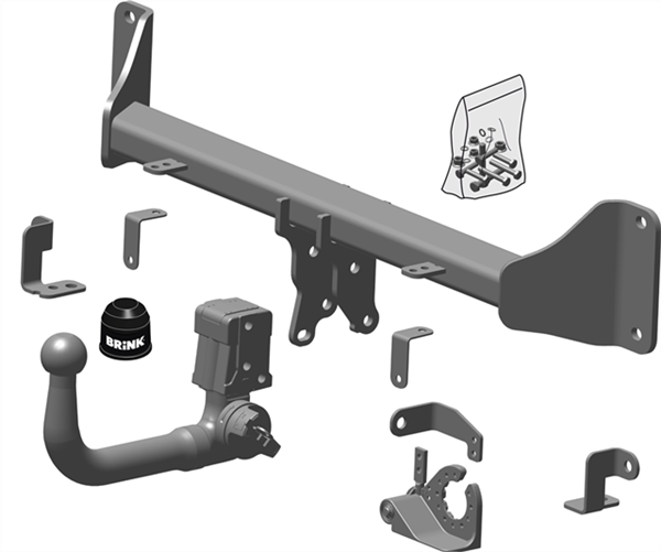 Hak holowniczy Brink BMW iX3 G08 2020-