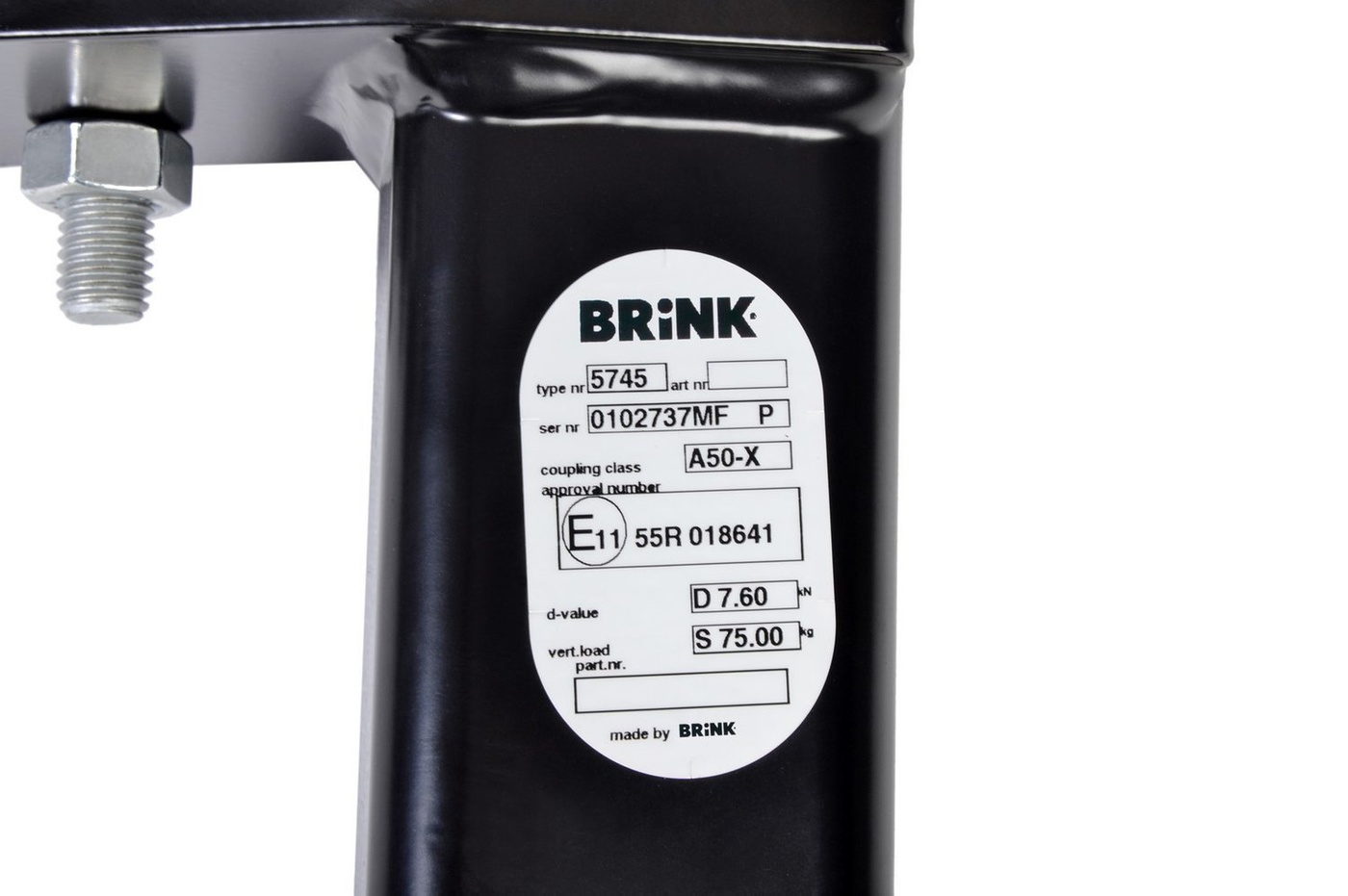 Hak holowniczy Brink 574500