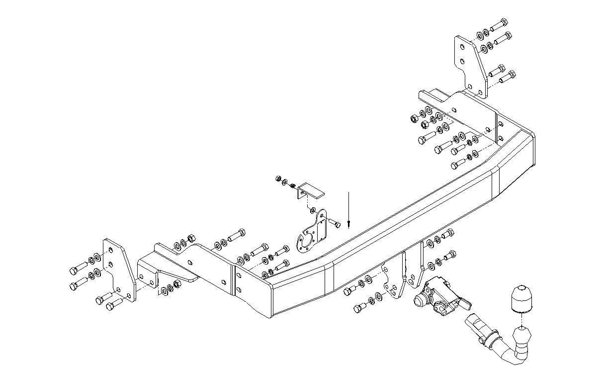 Hak holowniczy Autohak T41A