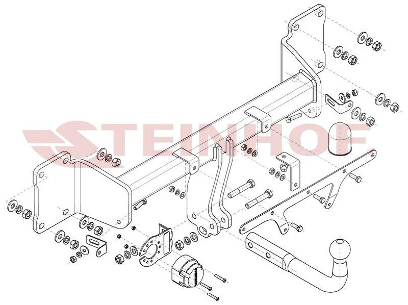 Hak holowniczy Steinhof BMW iX (I20) 2021-