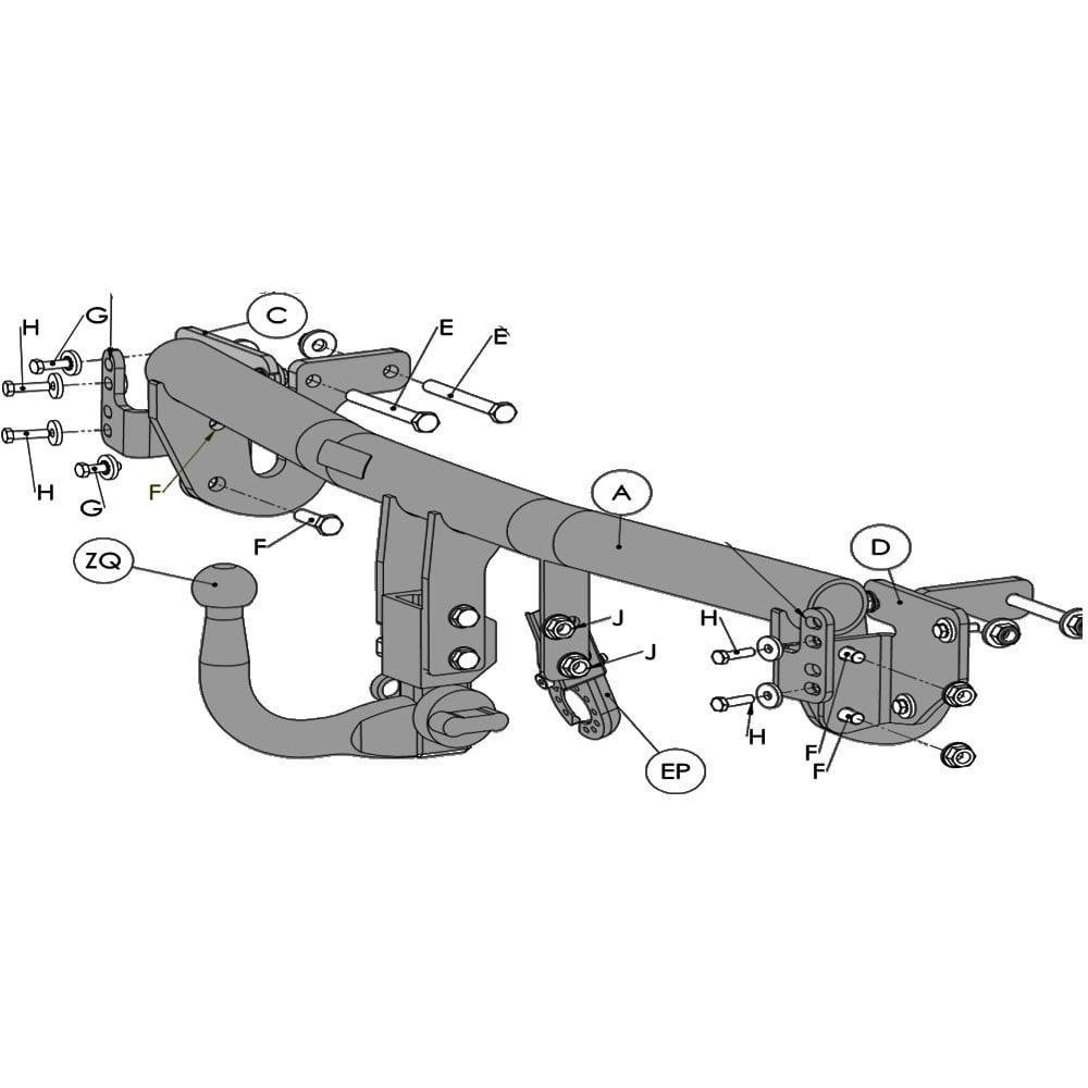 Hak holowniczy Witter CL114BQ