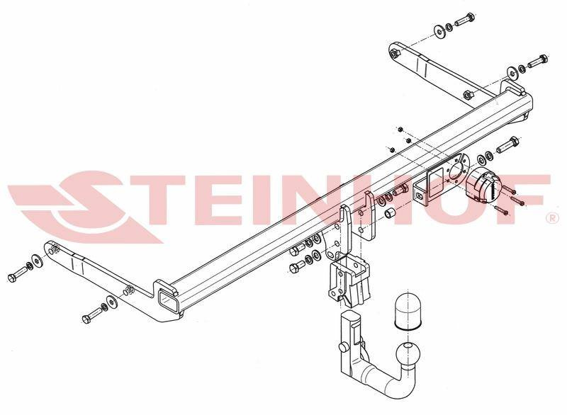 Hak holowniczy Steinhof V-065