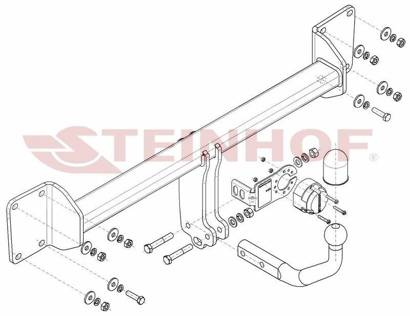 Hak holowniczy Steinhof Volvo V90 2016-