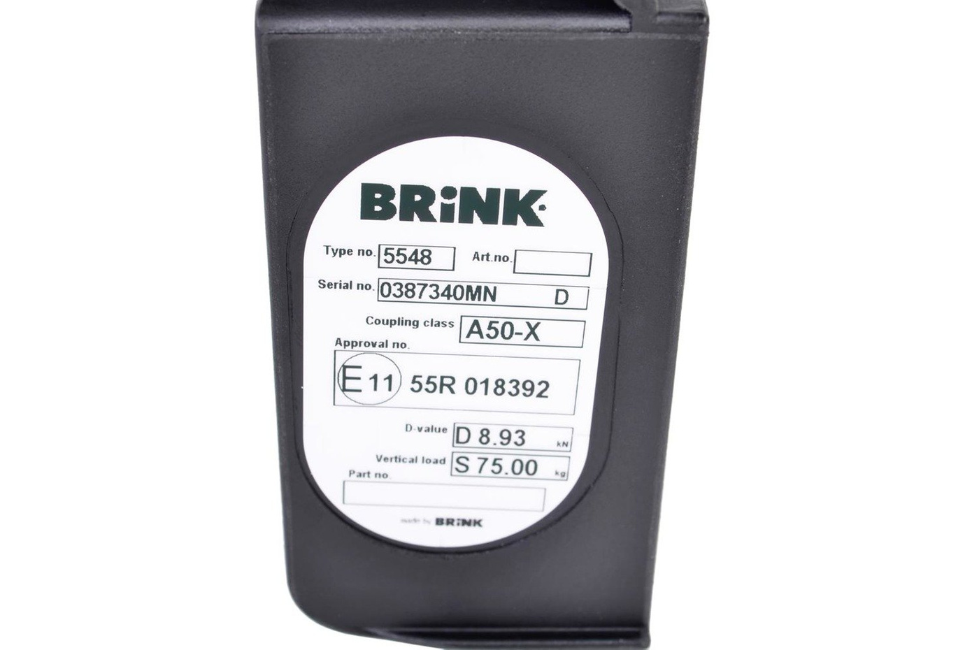 Hak holowniczy Brink 554800