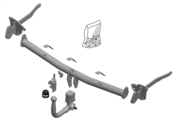 Hak holowniczy Brink Peugeot 508 SW Kombi 2018-