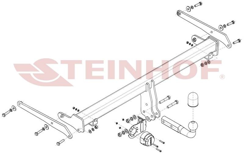 Hak holowniczy Steinhof Audi Q3 Sportback 2019-