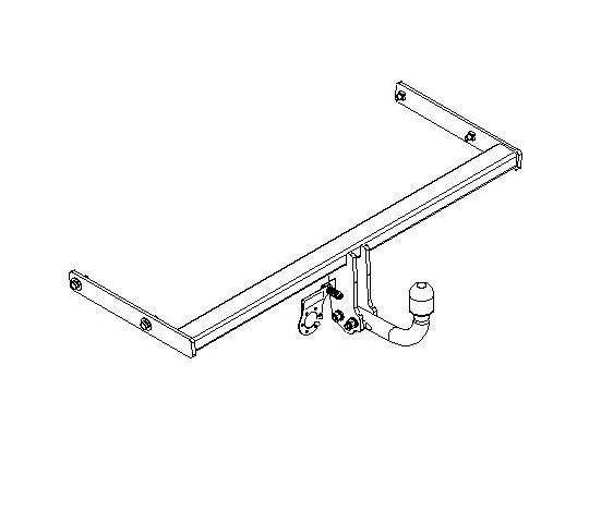 Hak holowniczy Autohak Audi A3 Hatchback 3-drzwi 05.2012-