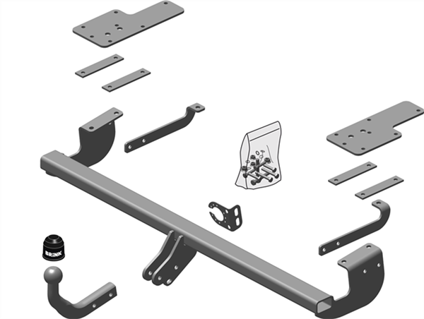 Hak holowniczy Brink 469700