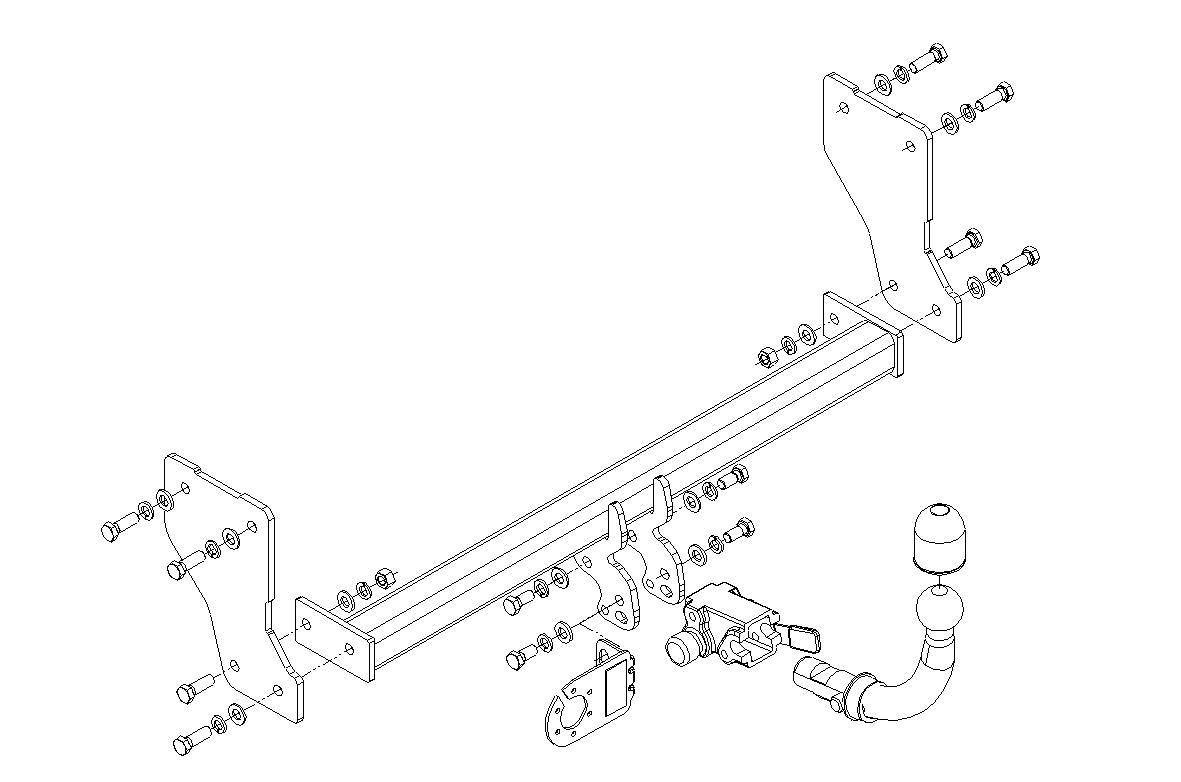 Hak holowniczy Autohak J13A