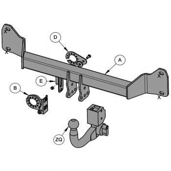 Hak holowniczy Witter Bmw seria 1 F20 / F21 2011-