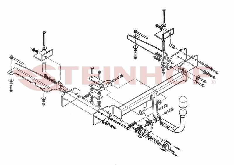 Hak holowniczy Steinhof Honda Accord VII Sedan 2003-2008