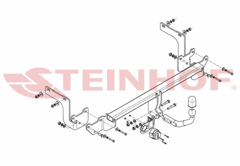 Hak holowniczy Steinhof Citroen Grand C4 Picasso II 2013-2018