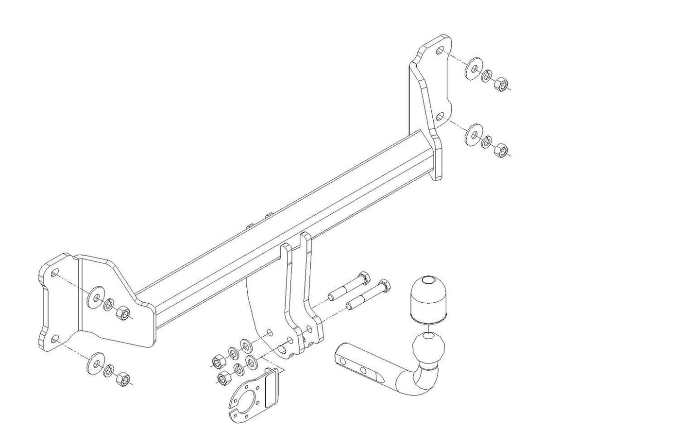 Hak holowniczy Autohak BMW X4 F26 07.2014-03.2018