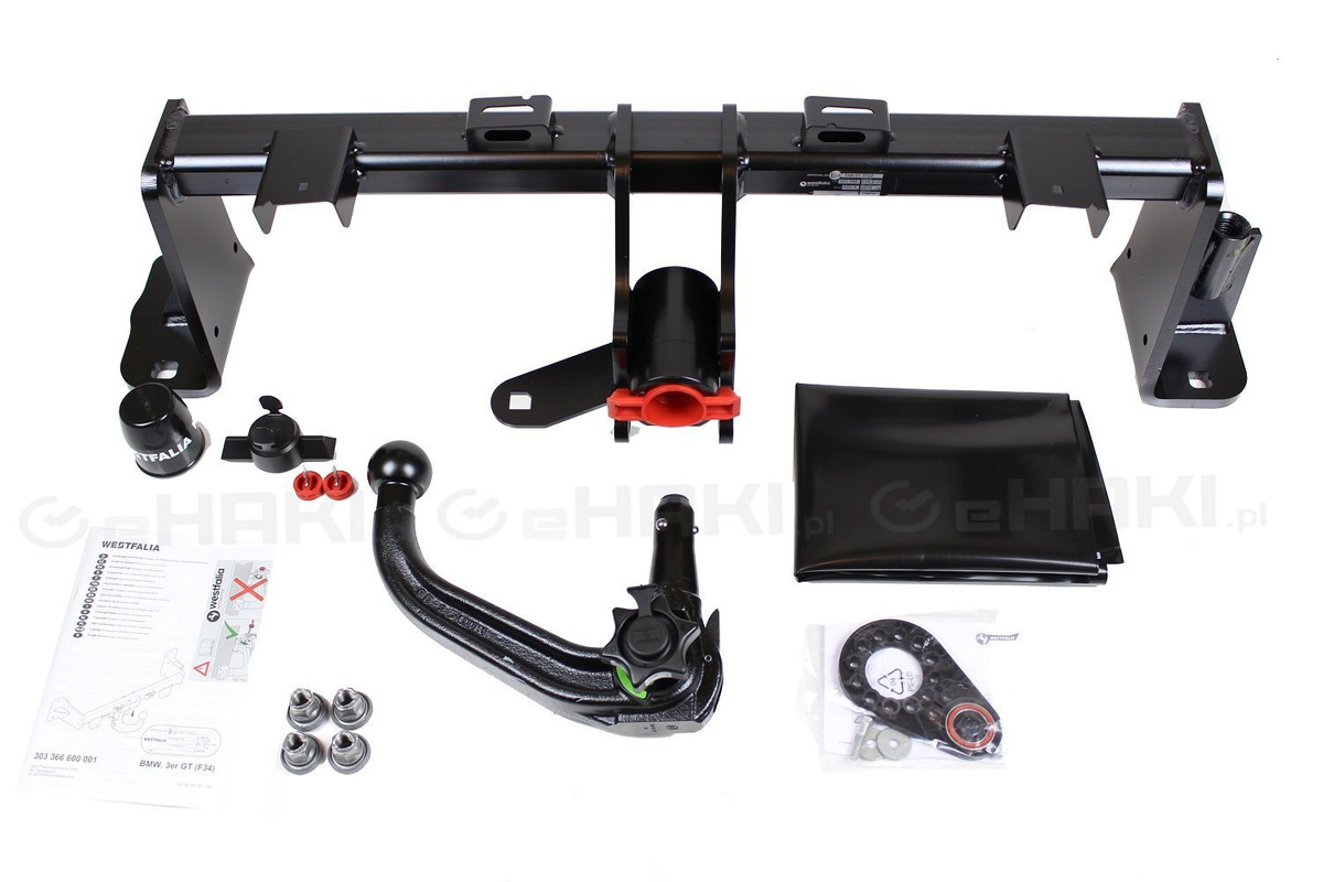 Hak Westfalia BMW Seria 3 Gran Turismo F34 04/2014 - 09/2020 