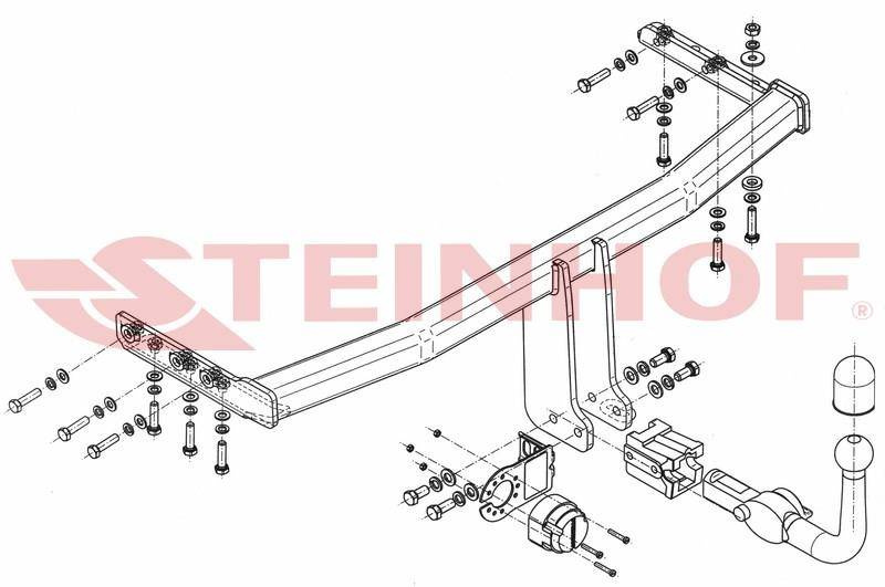 Hak holowniczy Steinhof N-073