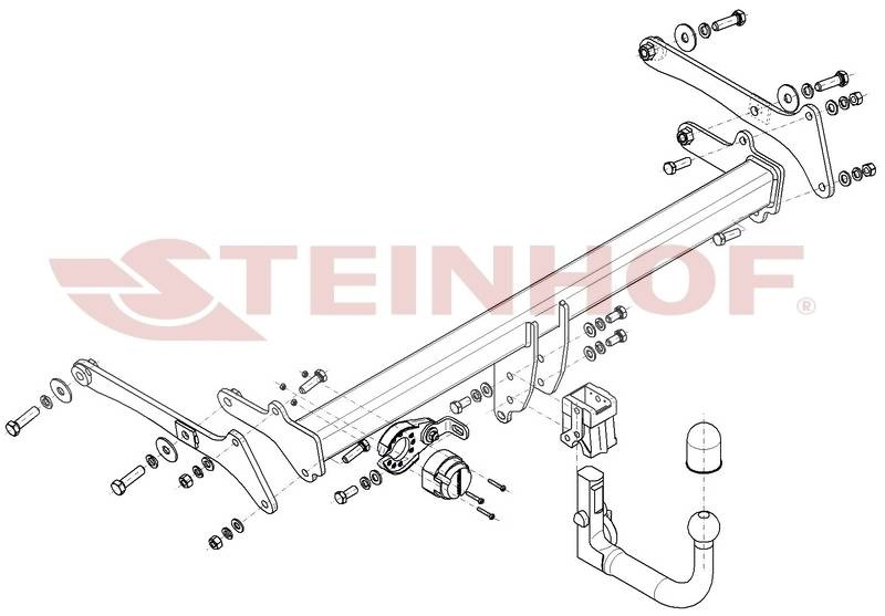 Hak holowniczy Steinhof F-314