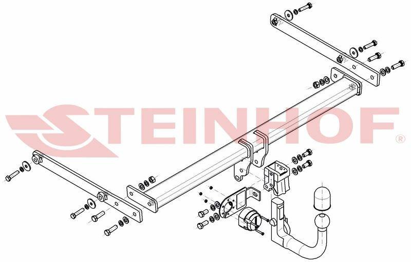Hak holowniczy Steinhof Mazda 2 2015-2022