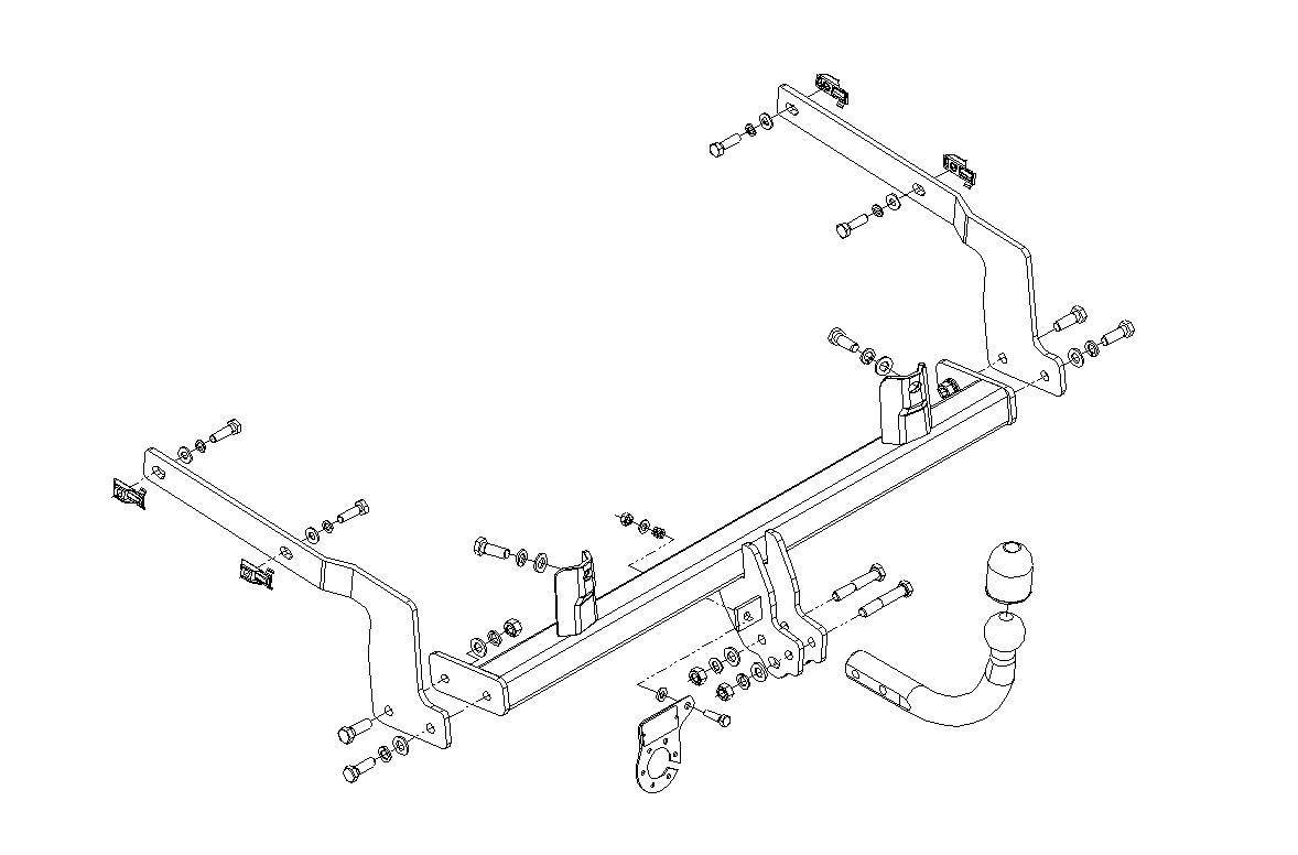 Hak holowniczy Autohak F08