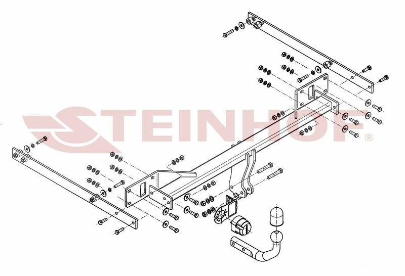 Hak holowniczy Steinhof Mercedes E Klasa Kombi S212 2009-2016