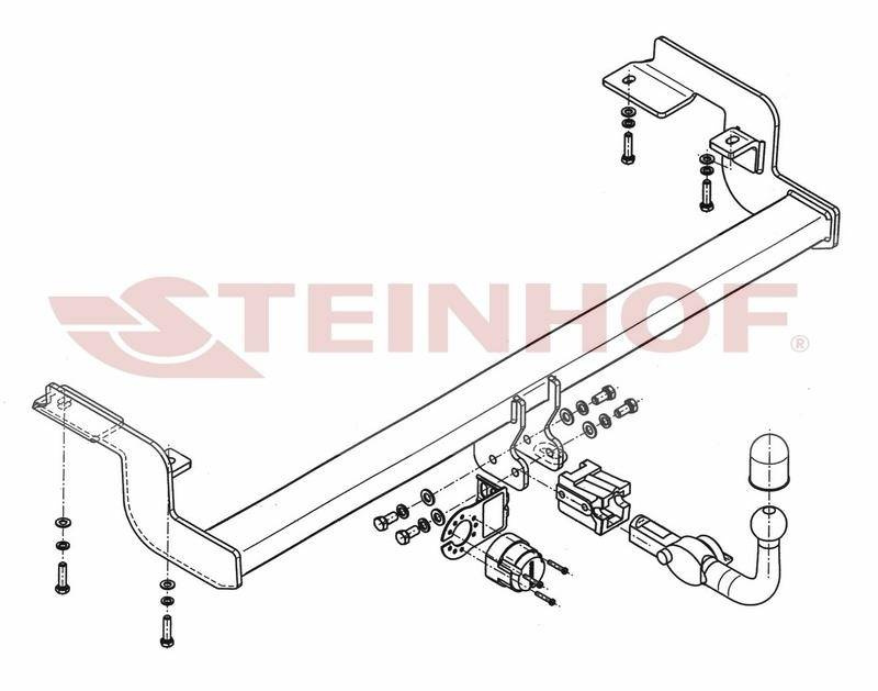 Hak holowniczy Steinhof Citroen C5 2001-2004