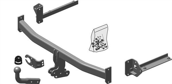 Hak holowniczy Brink 425700