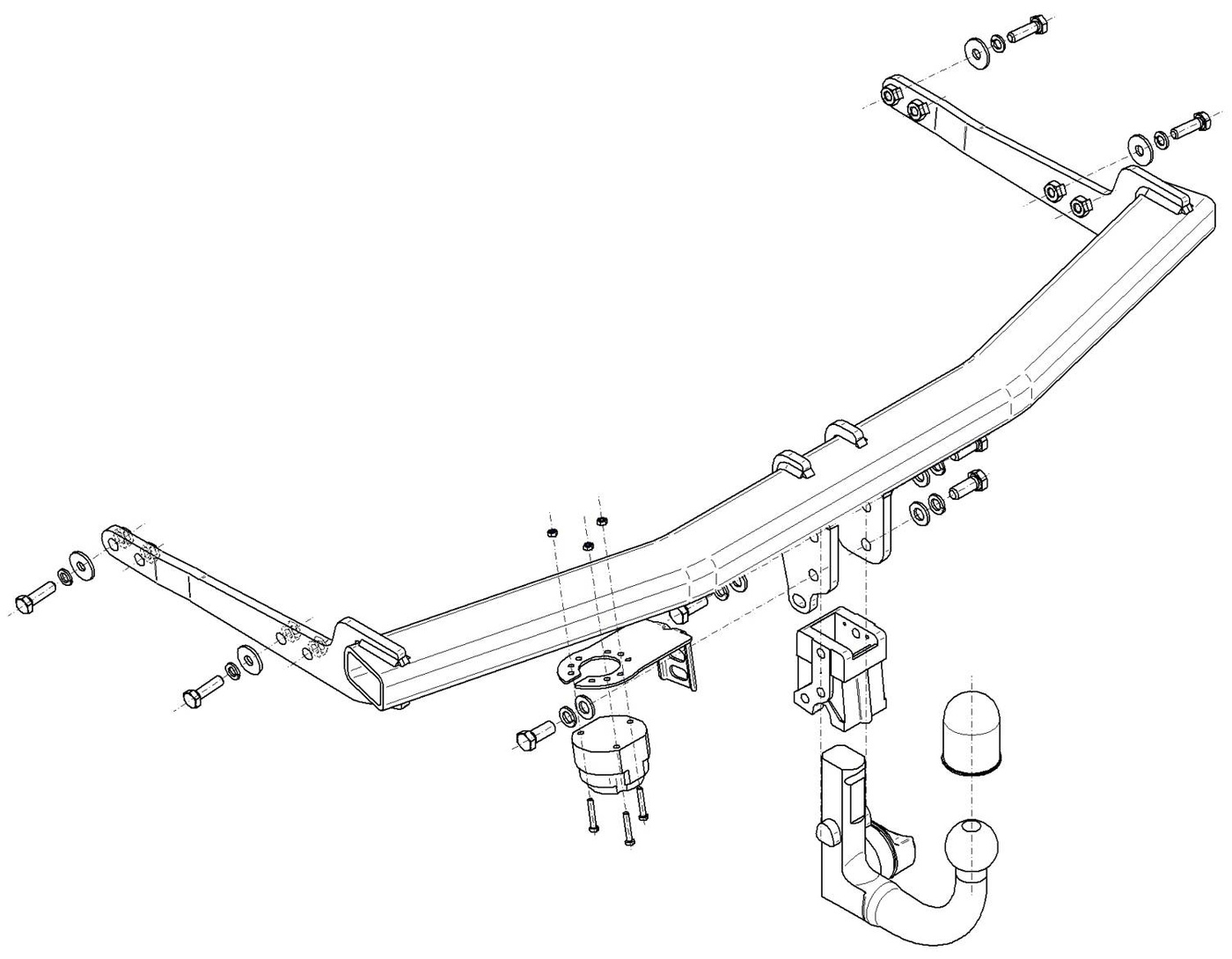 Hak holowniczy Steinhof Skoda Octavia HB 2020-