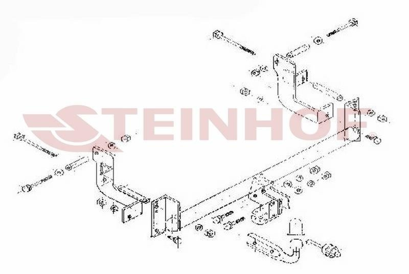 Hak holowniczy Steinhof Citroen Jumpy I 1995-2006