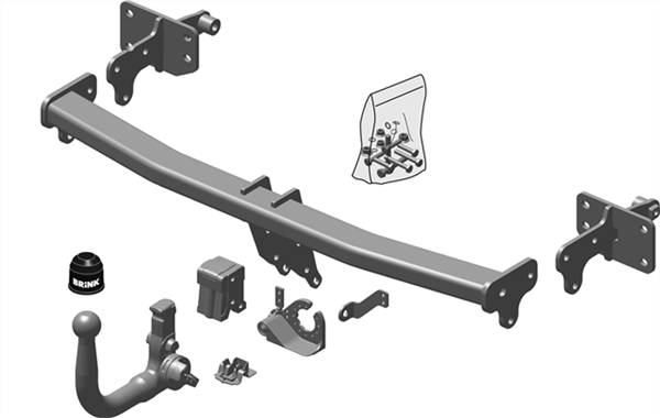 Hak holowniczy Brink 617700