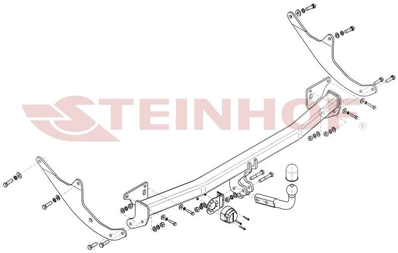 Hak holowniczy Steinhof Mercedes Citan W420 2021-