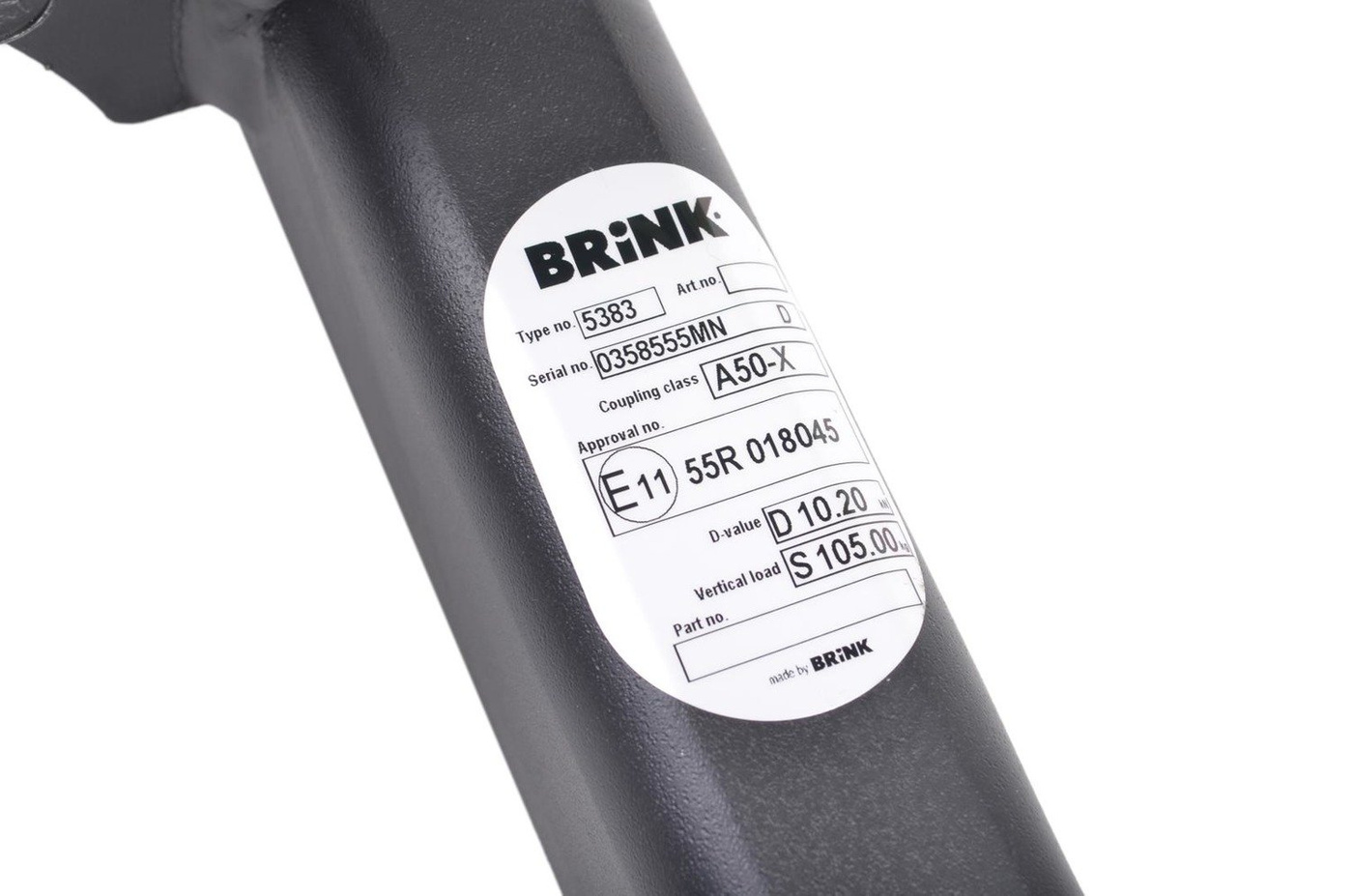 Hak holowniczy Brink 538300