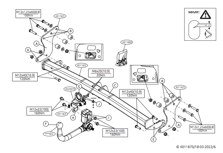 Hak holowniczy BRINK HYUNDAI IONIQ 5 NE 07/2021-