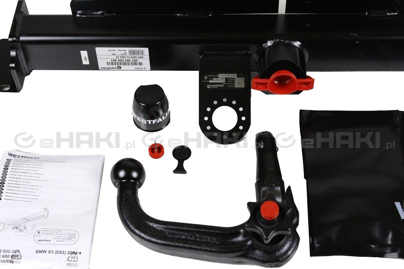 Hak holowniczy Westfalia BMW X3 E83 2004-2010