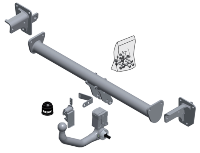 Hak holowniczy BRINK Mercedes GLA H247 02.2020-