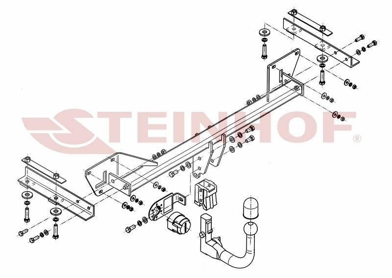 Hak holowniczy Steinhof Alfa Romeo Giulietta (940) 2010-