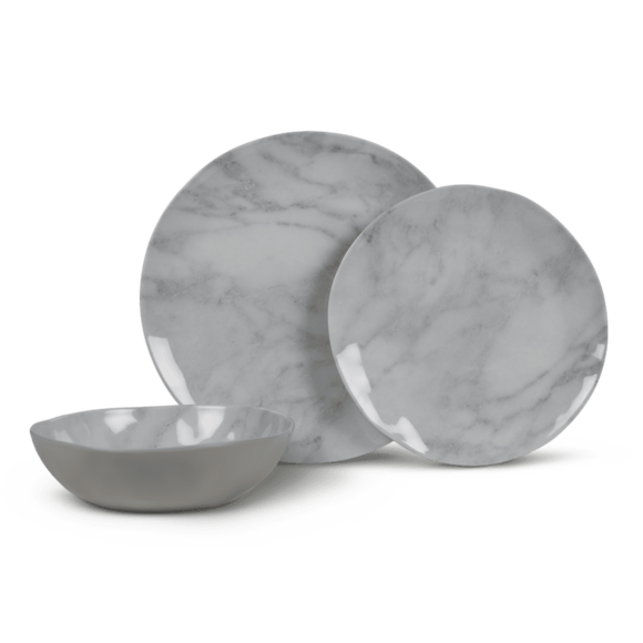 Kampa Marble Set Zestaw talerzy 12 sztuk 9120000574 