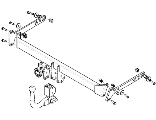 Hak holowniczy Witter F180AQ