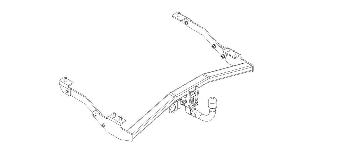 Hak holowniczy Autohak Opel Vivaro L1, L2 2014-2019