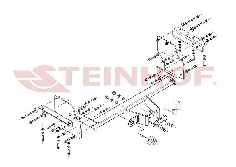 Hak holowniczy Steinhof M-348