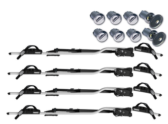 4x Thule ProRide 598001 + One Key