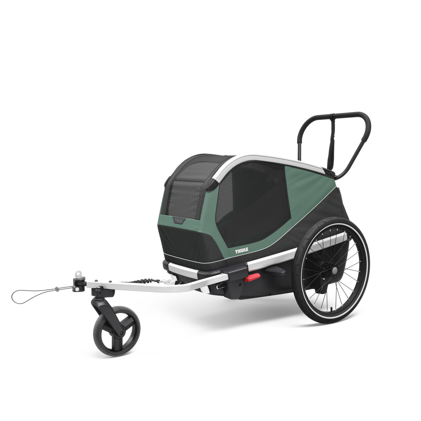 Thule Bexey Hazy Green M 800000 | Przyczepka dla psa