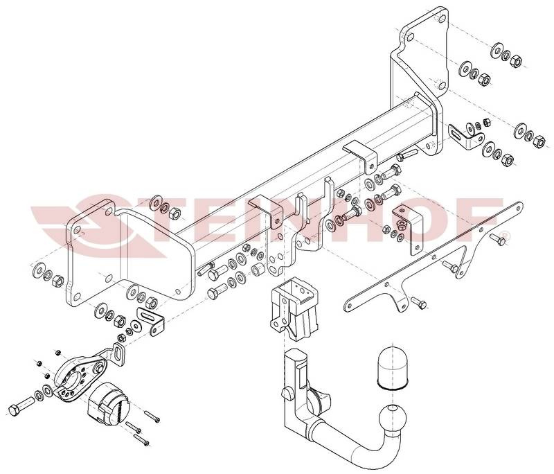 Hak holowniczy Steinhof BMW IX I20 2021-