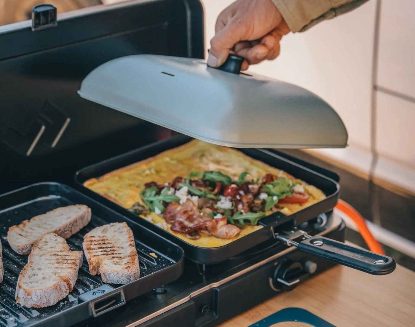 Uniwersalna płaska płyta grillowa 2 Cook Flat grill plate 98715C