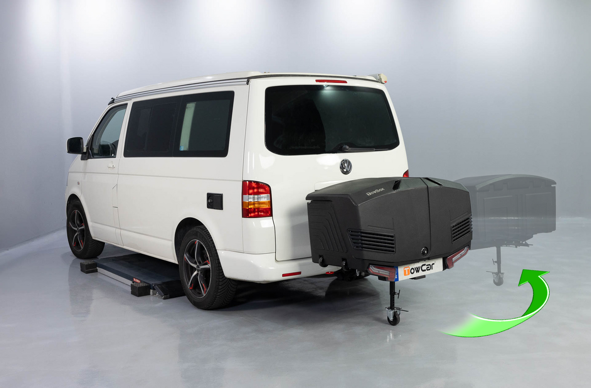 Box na hak Towbox Camper Urban Black | LED