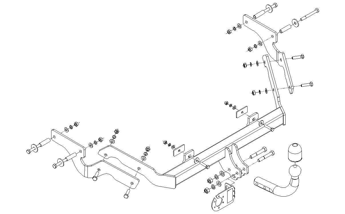 Hak holowniczy Autohak P12