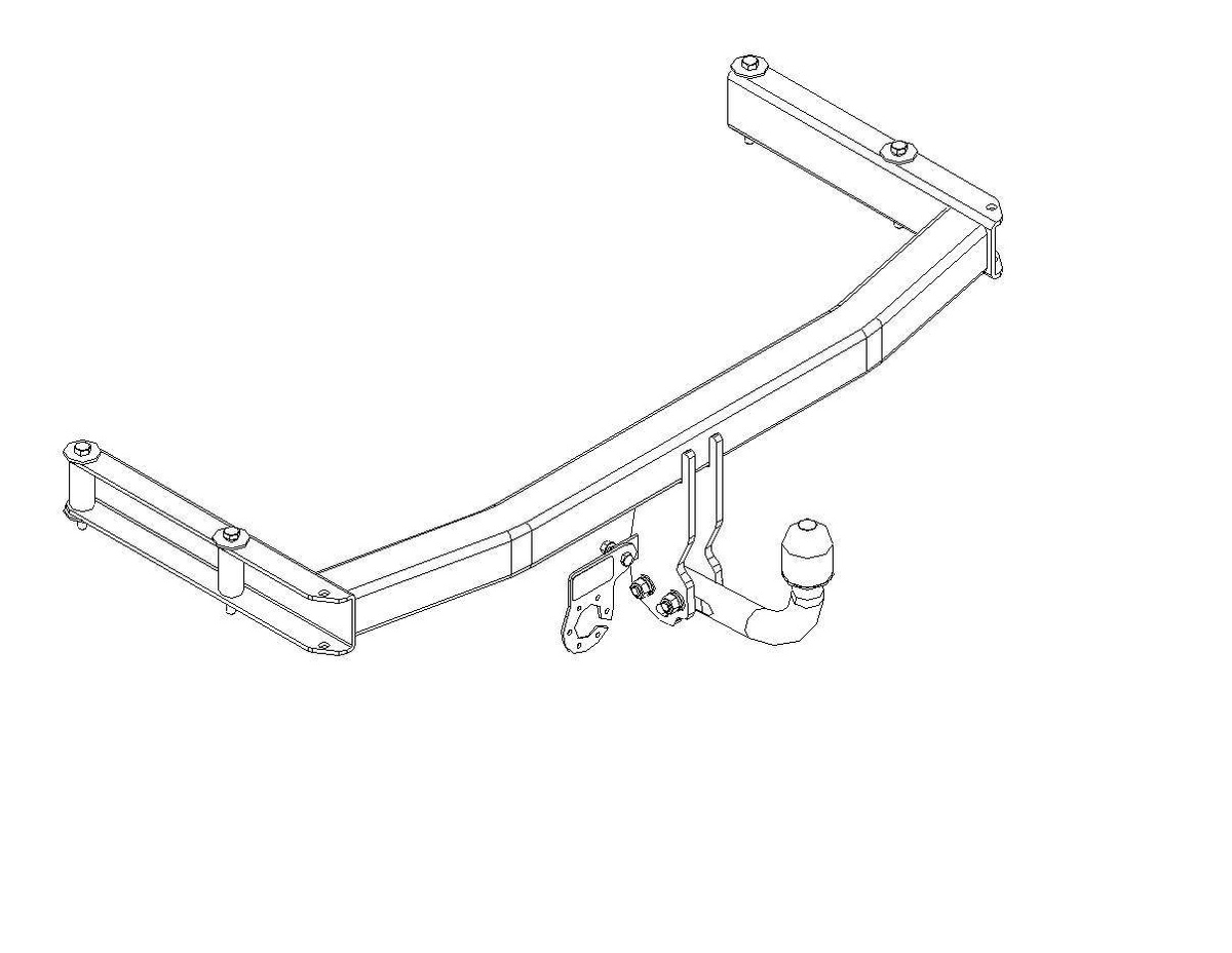 Hak holowniczy Autohak AUdi A4 B7 Kombi 10.2004-03.2008