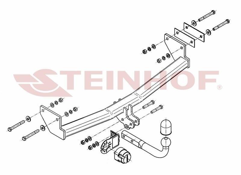 Hak holowniczy Steinhof Jeep Patriot 2007-2010