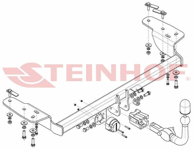 Hak holowniczy Steinhof Chrysler 300C 2004-2011