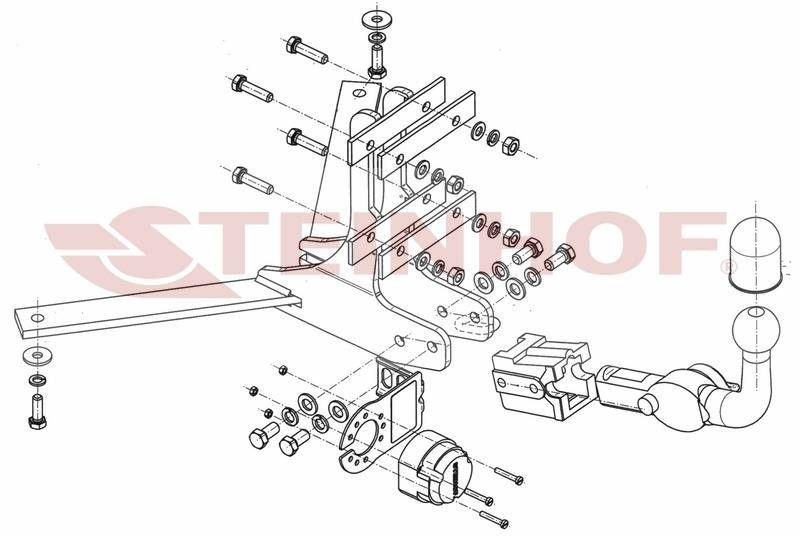 Hak holowniczy Steinhof Saab 9-3 Kombi 2005-2011