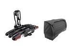 Bagażnik rowerowy z boxem na hak Thule EasyFold 3 + Thule Onto 2