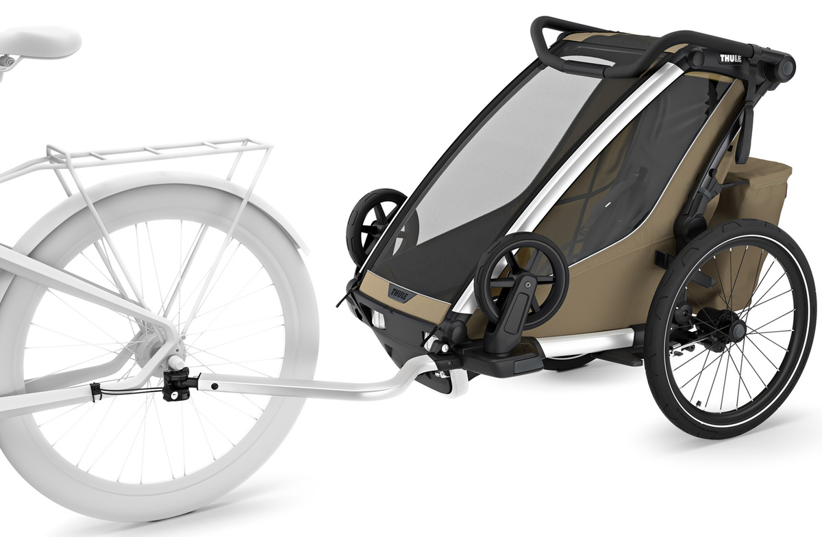 Przyczepka rowerowa | Thule Chariot Cross 2 Single Faded Khaki 10201036